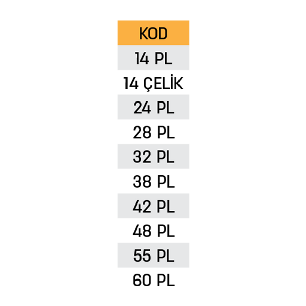 DK ELASTİK DİŞLİ KAPLİN (KAVRAMA)